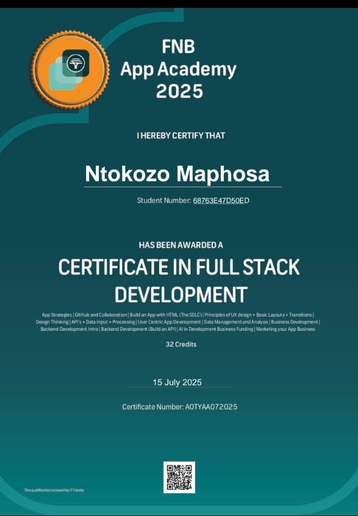 Full Stack Development
